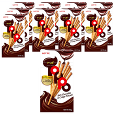 Toppo 巧克力棒, 雙重口味香草巧克力, 酥脆餅乾, 40g, 10盒