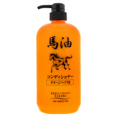 JunLove COSMETIC 純馬油保濕潤髮乳 含天然馬油成份 椰子油配方及絲蛋白配合 保護頭髮健康 給與頭髮保濕光澤, 1L, 1瓶