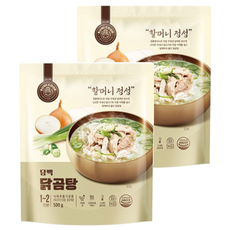 SUNI COOK 順伊奶奶 正宗清燉雞湯, 韓國土產雞肉雞骨熬煮，搭配蘿蔔與蔥，湯頭濃郁層次豐富, 500g, 2包