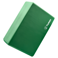 Tumaz 月熊 EVA瑜珈磚, 50D硬度, 高密度EVA材質, 止滑減震穩定, 無毒環保, 方便攜帶, 23 x 15 x 7.7cm, 經典綠, 1個