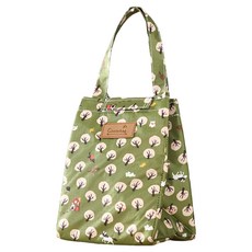 iSFun 三角手提 保溫保冷便當袋, 1個, 森林探險