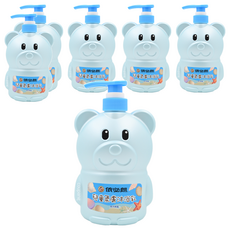 依必朗 兒童柔膚沐浴乳 海洋微風, 700ml, 添加薰衣草萃取精華, 6瓶