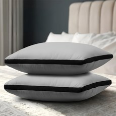 寢室安居 台灣製 石墨烯羽絲絨獨立筒枕, 2個