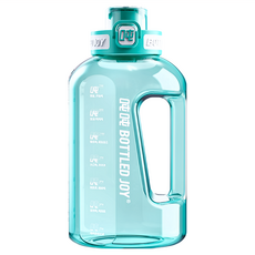 BOTTLED JOY 吨吨 運動水壺吨吨桶 1.5L/2.5L PETG/TRITAN/ABS, 薄荷精靈, 1個