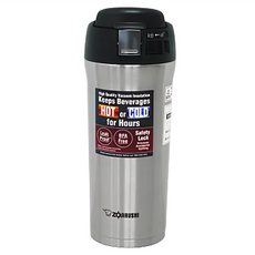 ZOJIRUSHI 象印 廣口不鏽鋼保溫杯, 銀色, 480ml, 1個