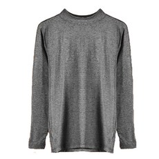 Meet Warm 單向導濕保暖發熱衣 女圓領 石墨烯黑科技 台灣研發 SGS認證, L, 淺灰