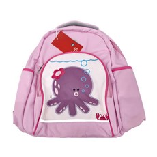 Beatrix NEW YORK 經典刺繡國小防潑水護脊輕量書包 (100-120cm) 章魚, 22 x 14 x 35cm