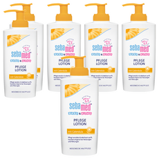 sebamed 施巴 金盞花活力乳液，維生素原B5修復，甜杏仁油深層滋潤，乳木果油天然保護膜，pH5.5乾燥敏弱適用, 200ml, 6瓶