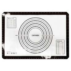 CHEFMADE 學廚 鉑金矽膠揉麵墊 食品級矽膠, 60 x 40cm, 1個