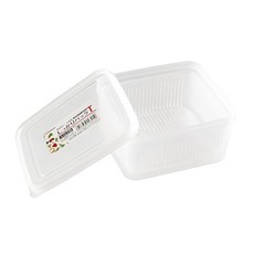 nakaya k230 t型方形保鮮瀝盒1.1l, 3個, 1組