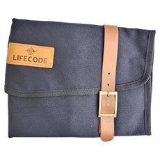Lifecode 生活密碼 露營多用途工具地釘營繩收納包 / 工具袋 43 x 20cm 395g, 黑色, 1個