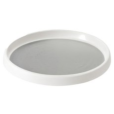 日本SP SAUCE 小型多用途360度旋轉盤, 直徑25公分, 1個, 白色