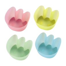 PEARL LIFE 珍珠金屬 矽膠分菜杯 Tulip C-3905 大號, 珍珠金, 1個