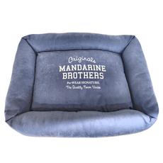 MANDARINE BROTHERS 柔軟高彈防滑寵物床墊 復古藍, S(47 x 38 x 8cm), 1個