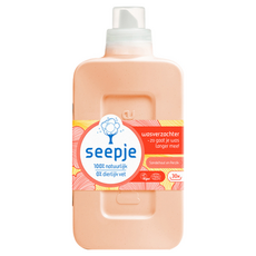 seepje 喜雅 無患子柔軟精, 100% 天然, 檀香&水蜜桃, 750ml, 1瓶