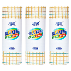 中國 潔柔 格子懶人抹布 S01, 3個, 40片