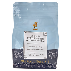 H&C 正慧食品 深黑苦甜巧克力風味水滴型, 500g, 1包
