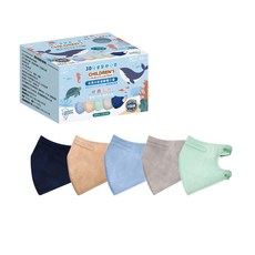 SOFCON 舒膚康 崇淮醫療用口罩 未滅菌 男童, 50片, 混合顏色, 1盒