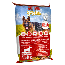 meile 美樂 全犬經濟飼糧 大顆粒/小顆粒, 雞肉, 15kg, 1袋
