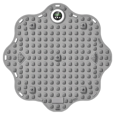 A&R 超慢跑智能計時按摩墊, 灰色, 53.5公分, 足底按摩, 指壓按摩, 智能計時, 1個