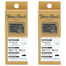 John's Blend 車用芳香劑 補充包 2個, 2盒, 白麝香