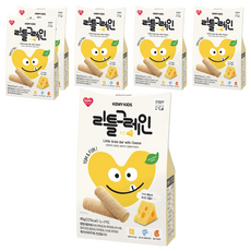 KEMY KIDS 貪吃凱米 穀物小捲心 含8種穀物 適合9個月以上嬰幼兒, 起司, 40g, 6盒