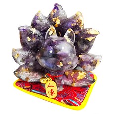 貴人狐仙擺件, 虎眼石, 1個