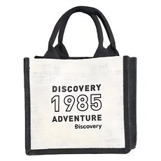 Discovery 輕便棉麻提袋 亞麻布 130克 提把10.5cm, 22.5 x 13 x 20.5cm, 1985