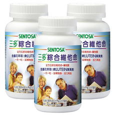 SENTOSA 三多 綜合維他命膜衣錠 含葉黃素, 150顆, 3罐