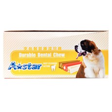 A star 夾心耐咬棒潔牙骨, Durable Dental Chew, 鮭魚蔓越莓, 1.6kg, 1盒