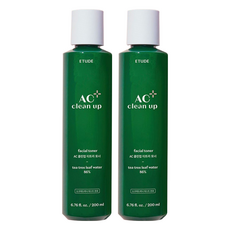 ETUDE AC Clean Up 茶樹化妝水, 200ml, 2瓶