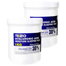 KIROCOS 玻尿酸保濕晚安面膜, 1kg, 2罐