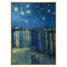 菠蘿選畫所 梵谷 隆河上的星夜II AVAR3423D, 木色