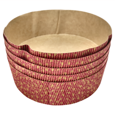 KAI 貝印 House 蛋糕模具紙 18cm 耐熱200度, 紅色, 5張