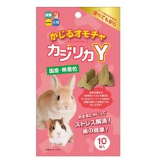 Hipet 卡哩卡哩Y形磨牙點心, 10個, 天然小動物點心, 倉鼠/兔子/天竺鼠適用, 1包