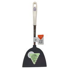 PEARL LIFE 珍珠金屬 尼龍平鏟 G-368 小, 白柄, 1個