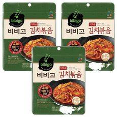 CJ bibigo 炒泡菜，常溫保存，露營旅行方便攜帶, 80g, 3包