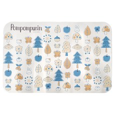 收納王妃 軟式珪藻土地墊, 森林布丁狗