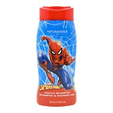NATURAVERDE 燕麥保濕雙效洗髮沐浴露 蜘蛛人 溫和滋潤 不含人工香精 250ml, 1瓶