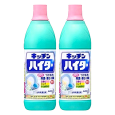 Kao 花王 Haiter 廚房漂白清潔劑，清潔衛生，除菌漂白消臭, 600ml, 2瓶