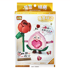 LoZ 桃你歡心積木 330片, 粉色, 1盒