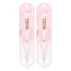 台灣 COSMOS pro user 斜眉刷 U212, 白色, 2支