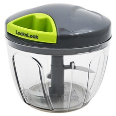 LocknLock 樂扣樂扣 手拉式多功能料理切碎機 650ml, 灰色, 1個