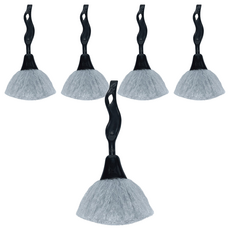 NEXCLEANS 舞水痕 抗菌 RT-M0066 3C清潔刷具組 螢幕清潔 鍵盤清潔, 灰色 + 銀色, 5個