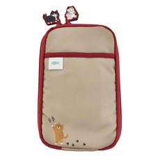 LIHIT LAB. 側背包 單肩包 貓咪風景 米色 A2225-16, 180 x 110 x13mm