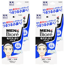 MEN's Biore 男士 毛孔清潔白鼻貼 鼻用 角栓除去, 10片, 6盒