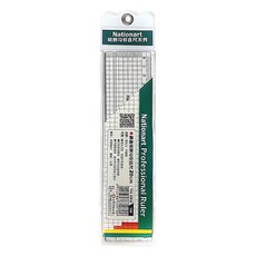 Nationart 勾引切割直尺 20cm x 5cm, T05-CR20, 1支