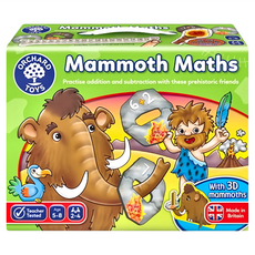 ORCHARD TOYS 考古玩數學幼兒桌遊, Mammoth Maths Game, 1盒