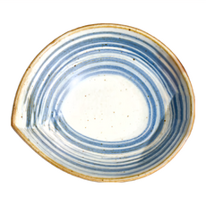 佐和陶瓷 水滴向付 Set 日本製 陶瓷碗 340mL, 吳須, 1個