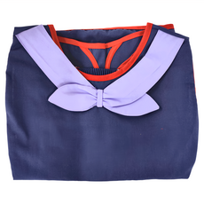 聖新文教 日系水手領結幼兒輕便圍兜 10號, 薰衣紫, 1件, 1件